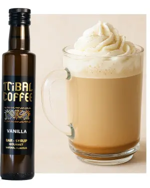TRIBAL LATTE CU SIROP DE VANILIE