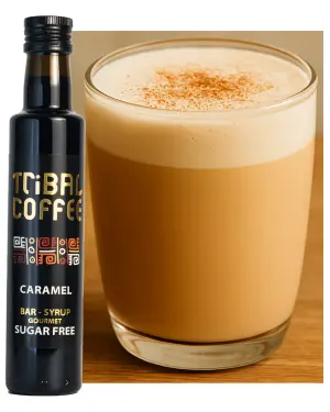 TRIBAL LAPTE VEGETAL CALD CU CARAMEL