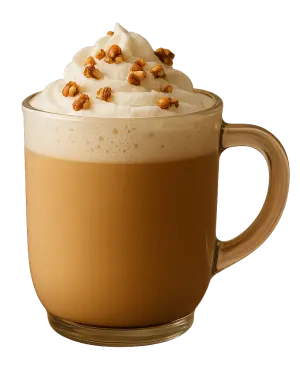 LATTE CU BUTTER PECAN