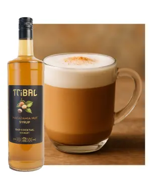 TRIBAL LATTE CU SIROP DE MACADAMIA