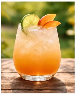 TRIBAL VELVET PEACH COOLER