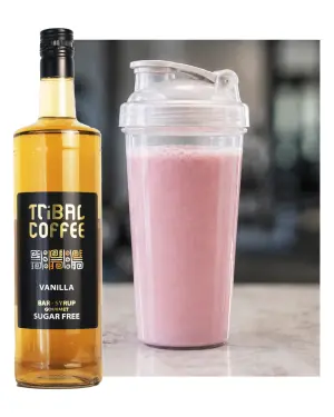 TRIBAL STRAWBERY VANILLA PROTEIN RECOVERY SHAKE