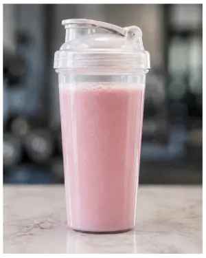 TRIBAL STRAWBERY VANILLA PROTEIN RECOVERY SHAKE
